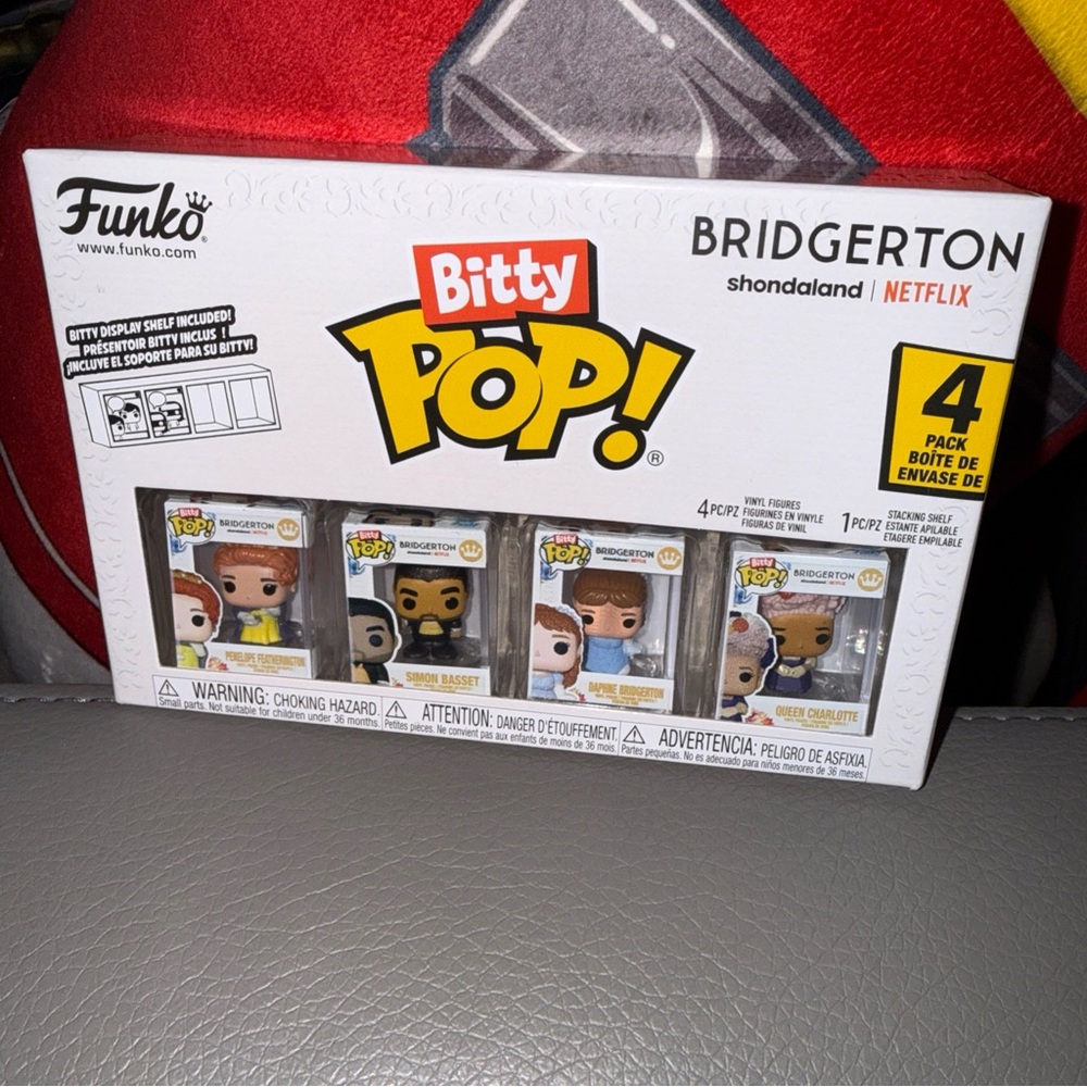 Funko Bitty Pop Bridgerton 4-Pack with Red and White Box